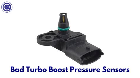 Turbo boost sensor symptoms.  The sensor tip cakes over and reads low p...