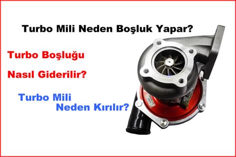Turbo milinde boşluk.