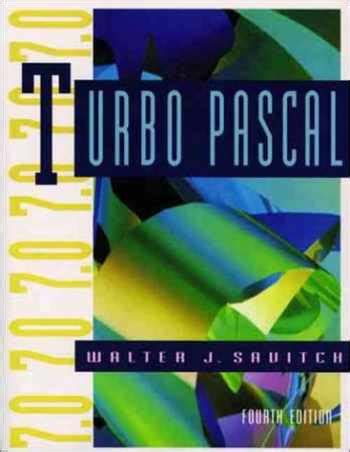 Turbo pascal 7 0 4th edition. - The sage handbook of fieldwork by dick hobbs.