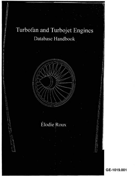 Turbofan and turbojet engines database handbook. - Incropera heat transfer solutions manual 8th edition.