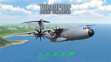 Turboprop flight simulator. FLY MILITARY AIRCRAFT AND PASSENGER AIRLINERS: "Turboprop Flight Simulator" is a 3D airplane simulator game, in which you pilot various types of modern turboprop aircraft, and also drive ground vehicles. THE AIRCRAFT: * C-400 tactical airlifter - inspired from the real-world Airbus A400M. * HC-400 coastguard search and rescue - variant of C-400. 
