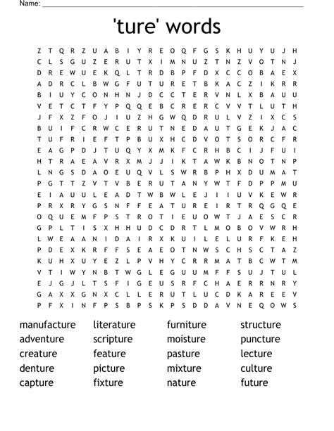 Ture words Word Search WordMint