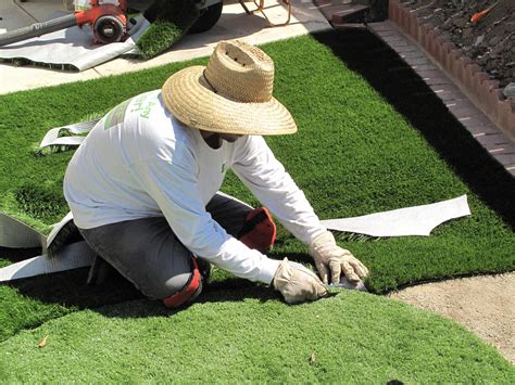 Turf installation. Size of your artificial turf project: because we do not have minimum or maximum project sizes, the size of your project will play a role in determining how long your installation process will take Scope of work: each artificial turf project is different, and this will definitely be a factor in your installation time frame. 