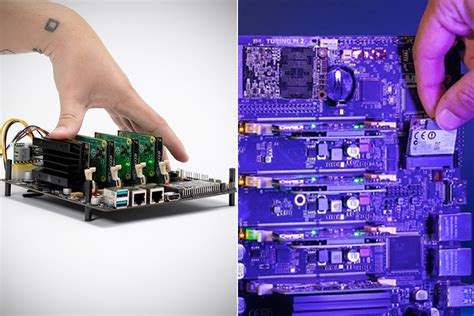 Turing pi jetson.  You can put up to 4 Raspberry Pi Compute Module 4s or The ...