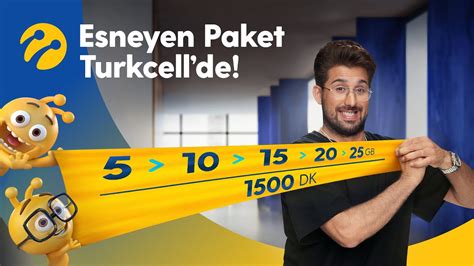 Turkcell , Esneyen Paket  seviyesi ENUYGUN. 