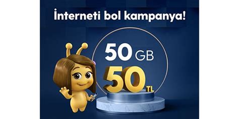 Turkcell bir aylık sınırsız internet paketi