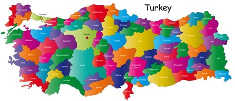 Turkey: Provinces, Districts, Cities, Towns, Villages, Neighborhoods ...