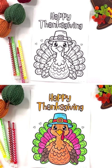 Turkey Coloring Activity