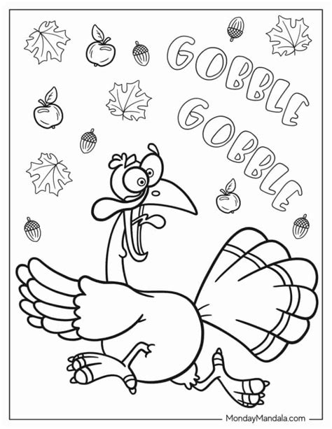Turkey Coloring Shee