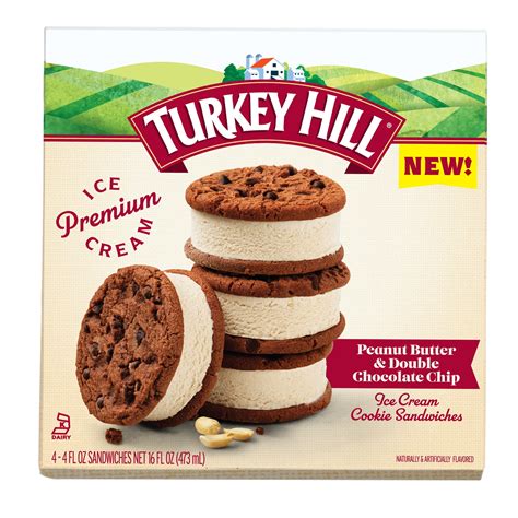 At Turkey Hill, we make family fun more delicious. We use a pinch of creativity and a dash of joy in all our flavors - because life, like your treats, should be sweet and packed with fun. Mint ice cream with choco chips. 