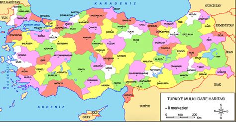 Turkije harita