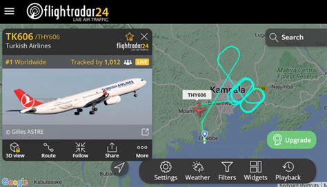 Turkish Airlines flight TK2662 - Flightradar24