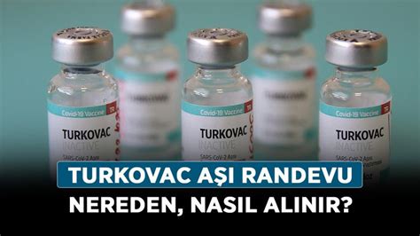 Turkovac aşı randevu