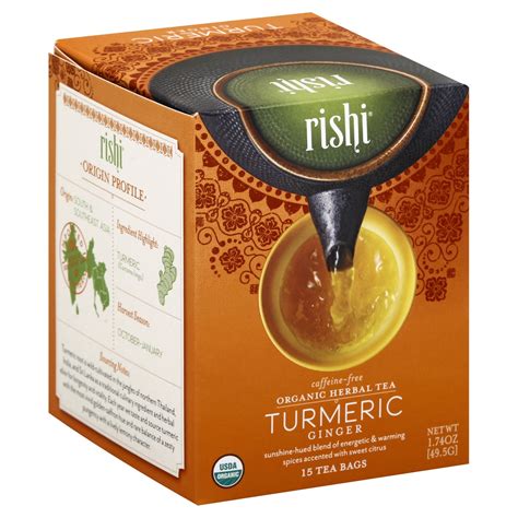 Turmeric Ginger Rishi Tea & Botanicals