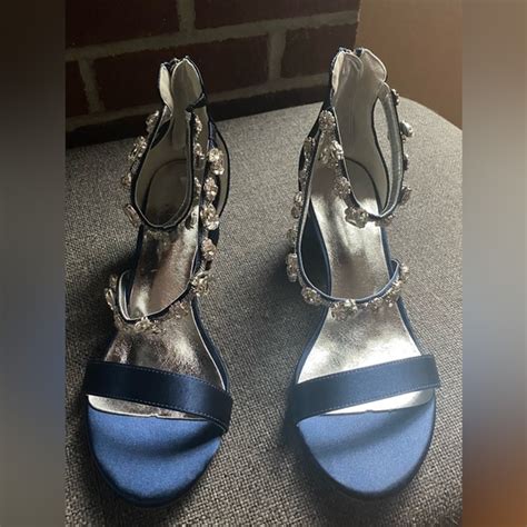 Turn Heads with Shimmering Blue Satin High Heel Shoes: The Ultimate Statement Piece