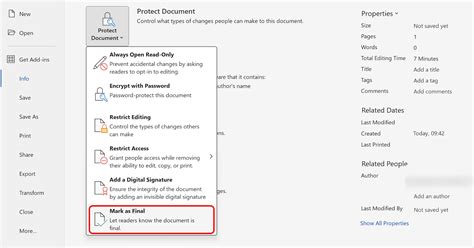 Turn Off Editing in Word WordFields
