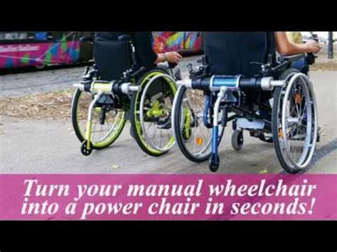 Turn manual wheelchair into electric.  When it's off for a while, Windows ...
