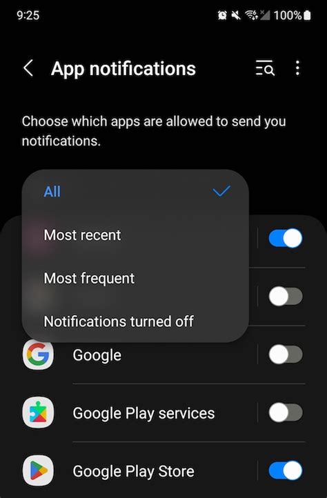 Turn off notifications for certain apps at certain times android.  Outside of work hour...