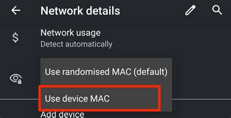 Turn off random mac address android.  For security reasons, Android uses ran...
