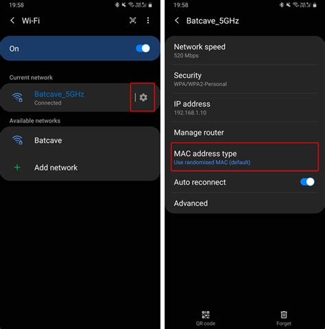 Turn off random mac address android.  To ensure better security, devices running Android 10 ...