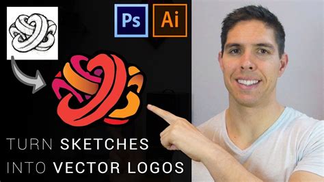 Turn sketches into vector logos Digitizing drawings with and