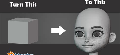 Turn the Cube into Character Blender 3d BlenderNation