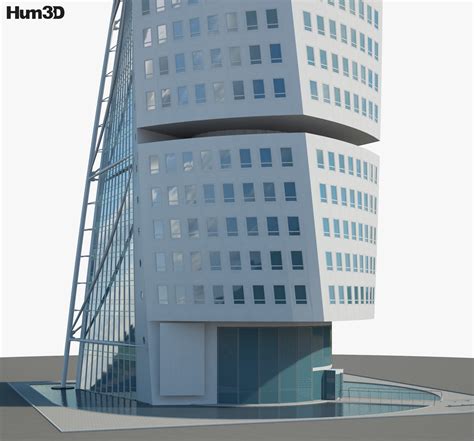 Turning Torso building 3D model Architecture on Hum3D