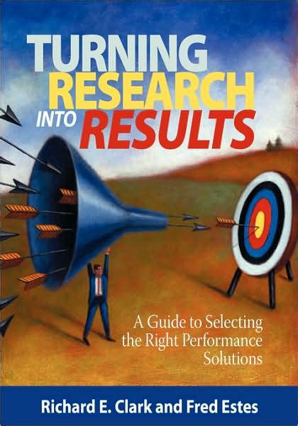 Turning research into results a guide to selecting the right performance solutions. - Munson okiishi 7 ° manuale delle soluzioni.