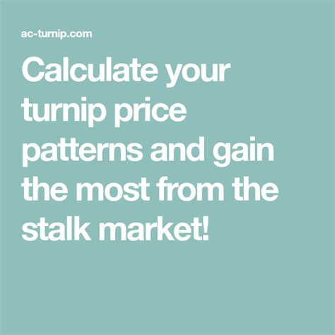 Turnip price calculator. Things To Know About Turnip price calculator. 