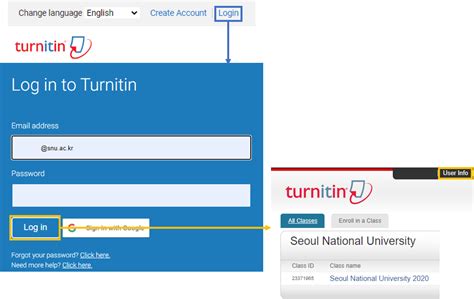 Turnitin enrollment.  Enter the required information - the student first name, l...