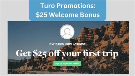 Buy now! you can get enjoy $25 Off Your First Trip from Turo. enj