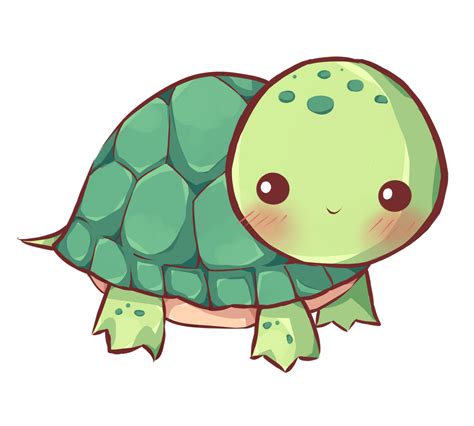 Turtle Cute Drawing