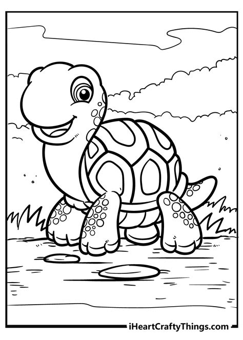 Turtle Printable Coloring Pages