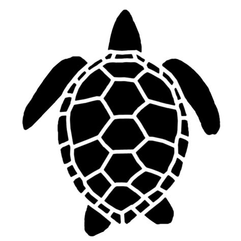 Turtle Stencil Template