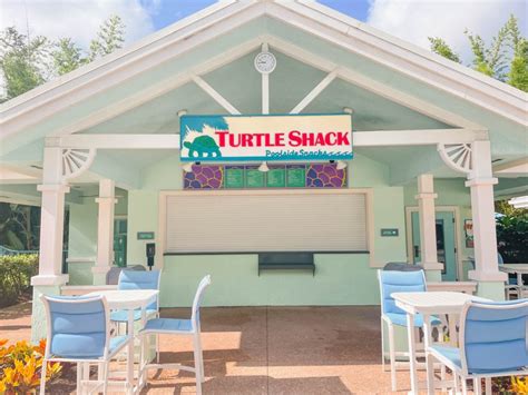 Turtle shack. United States (English) Parks & Tickets. Guests must speak to a cast member about their allergy-friendly request. While we take steps to help mitigate cross-contact, we cannot guarantee that any item is completely free of allergens. Our allergy-friendly recipes may use highly refined oils, such as soybean oil, and/or ingredients that are ... 