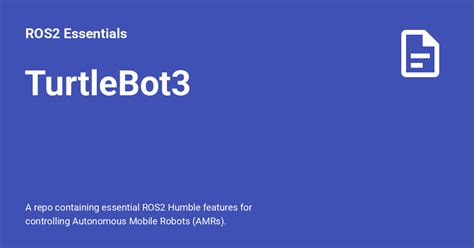 Turtlebot3 ros2 github  Supports odometry + control of the robot in simulation and in h...