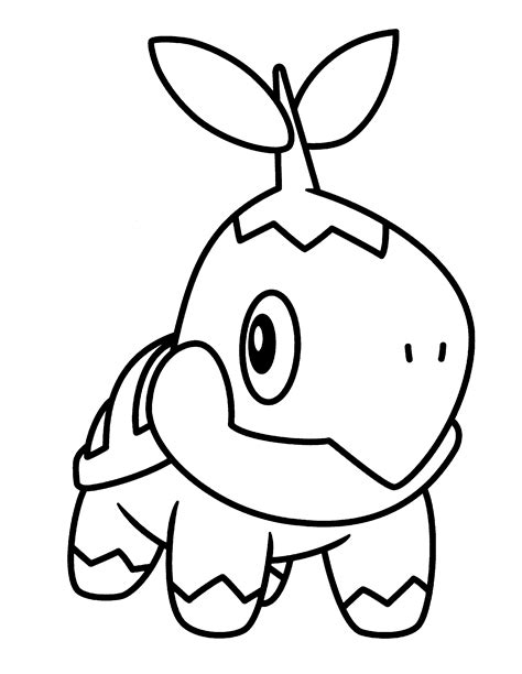 Turtwig Coloring Pages