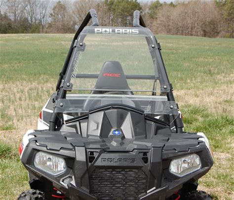 Tusk Half Windshield 1517330001 for POLARIS SPORTSMAN ACE 325 500 570 ...