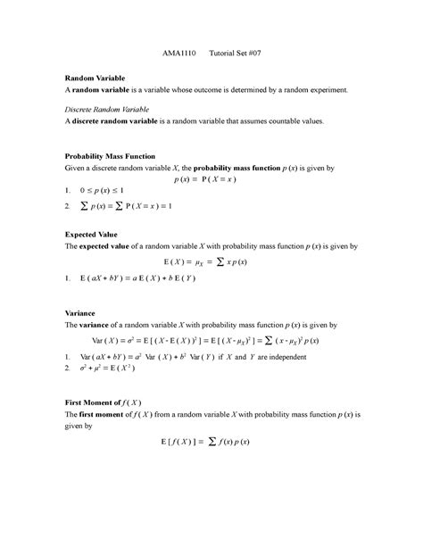 Tut7 Tutorial Question For Lecture 7 Studocu