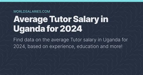 Tutor - Equity Salary GovSalaries