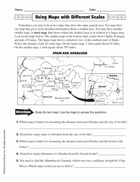 Tutorial 30 Instantly Map Scale Worksheet 4th Grade Simple Template