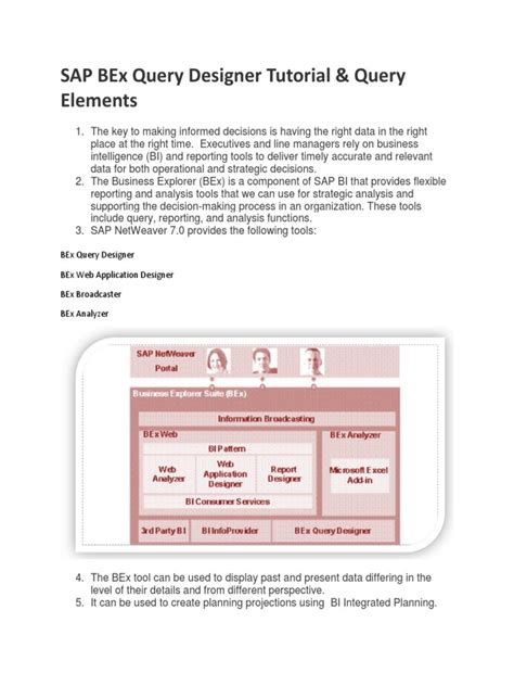 Tutorial Bex Query Designer