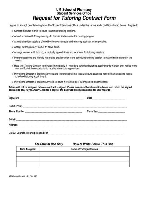 Tutorial Contract Sample Fill Online Printable Fillable Blank Pdffiller