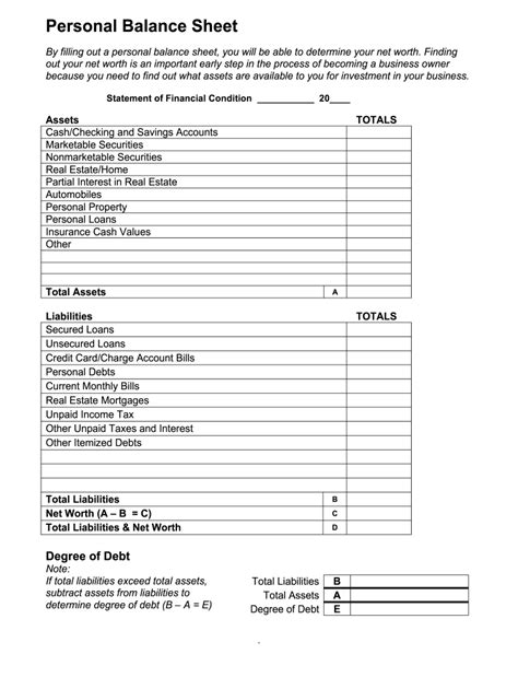 Tutorial Download On Balance Sheet Online Printable PDF DOC