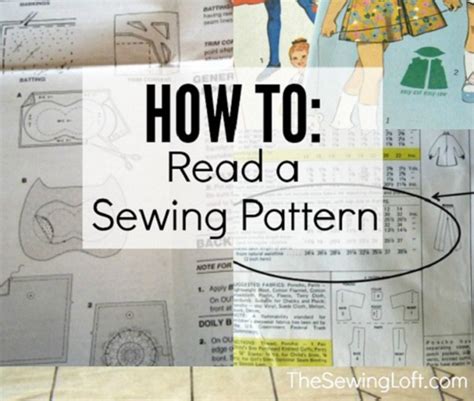 Tutorial How to read a sewing pattern Sewing