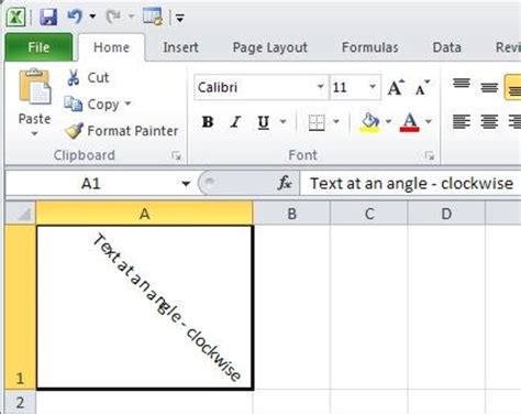 Tutorial MS Excel How to Write Text Vertically or at an Angle in an
