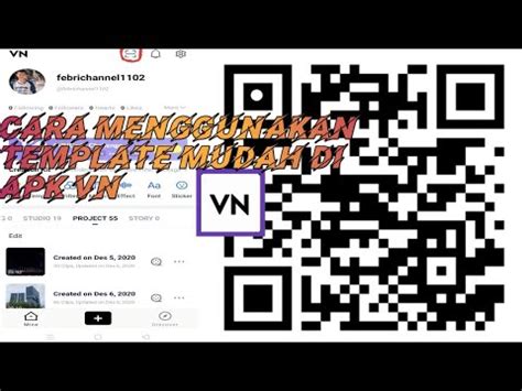Tutorial Menggunakan Template/VN Code Mudah di Apk VN YouTube
