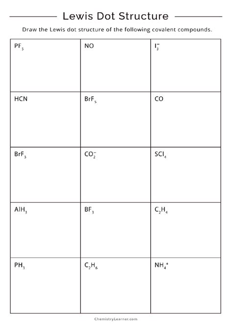 Tutorial Questions On Chemistry Lewis Structure Set 13 Studocu