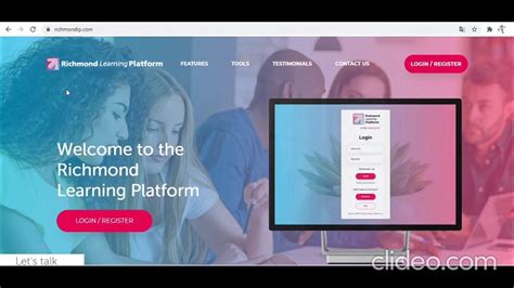 Tutorial Richmond Learning Platform - YouTube