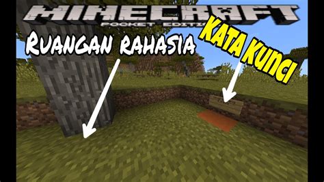 Tutorial Ruangan rahasia2 Minecraft PE(Pocket Edition)[Bahasa Indonesia] YouTube